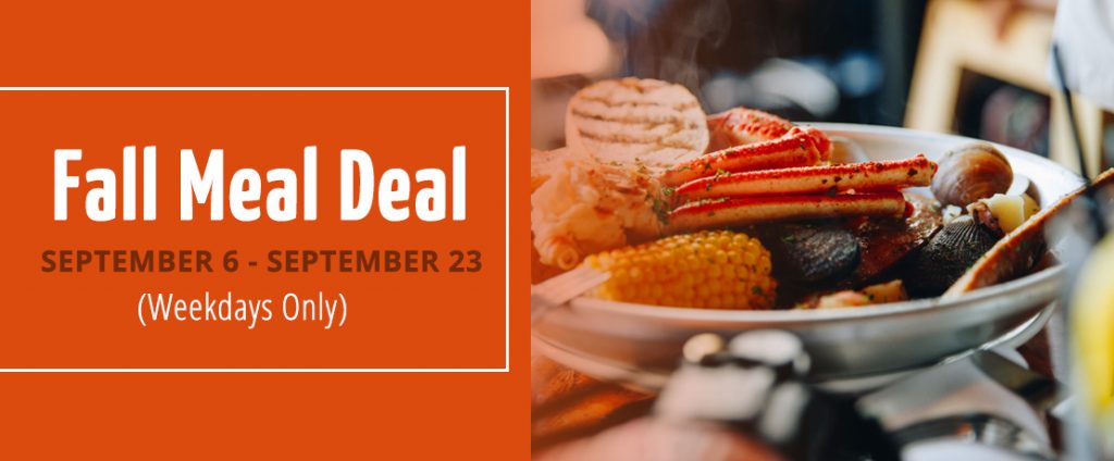 Fall Meal Deal frying pan of seafood